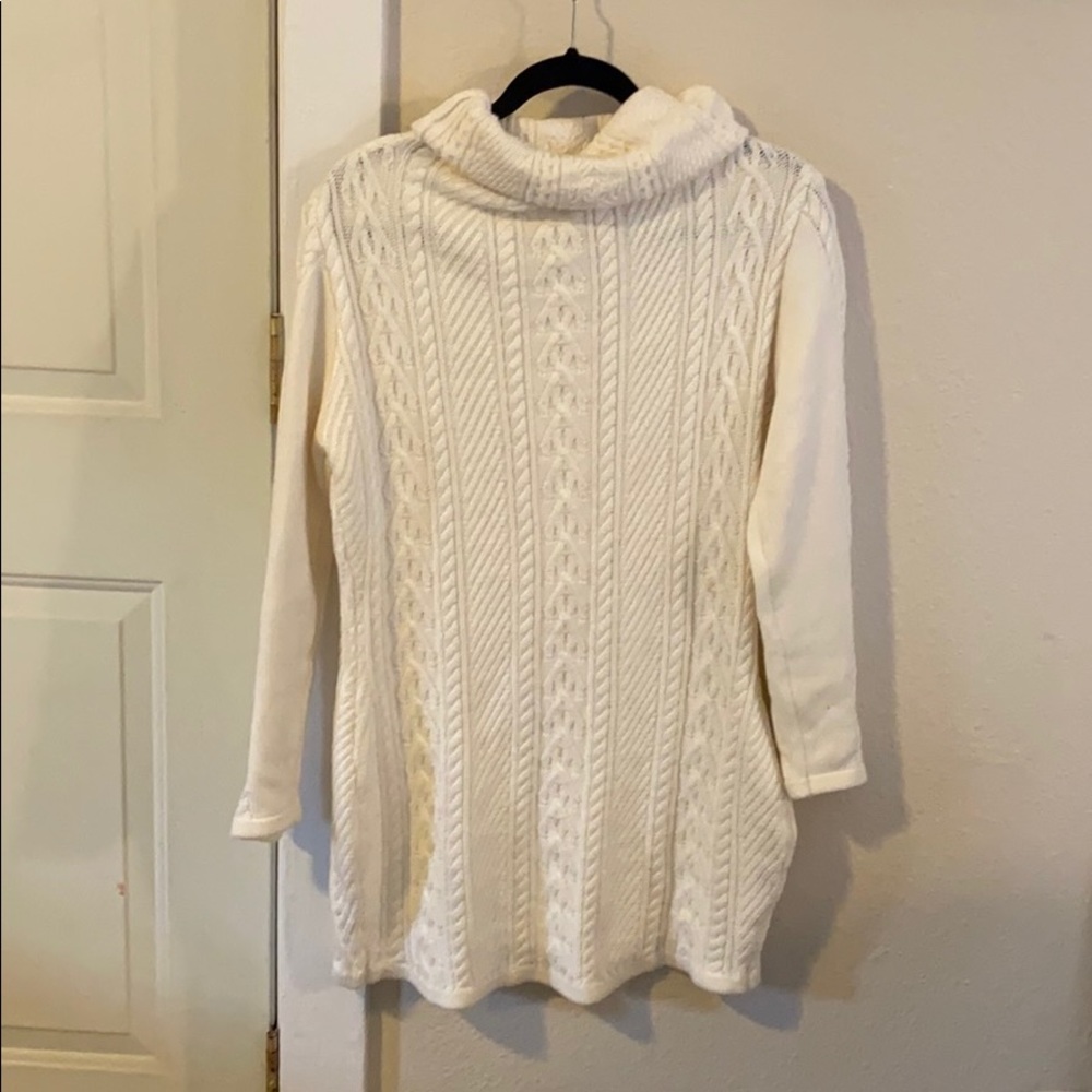 Ivory sweater dress
